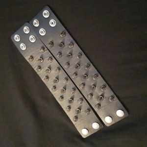 2 Hot Topic spiked wrist cuffs